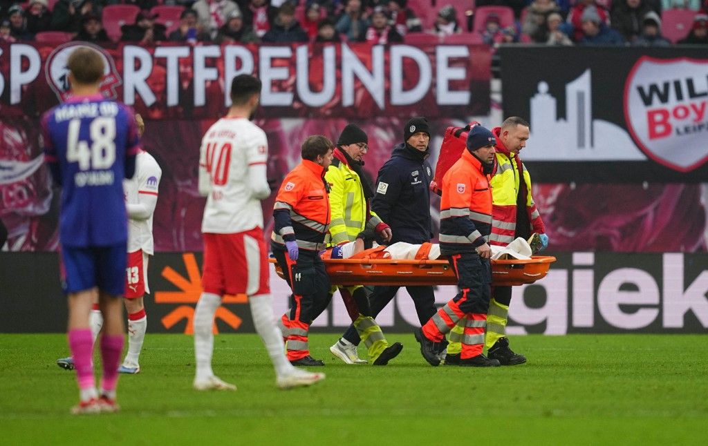 Aggodalomra adhat okot Hollerbach sérülése. (Fotó: ULRIK PEDERSEN / NurPhoto)