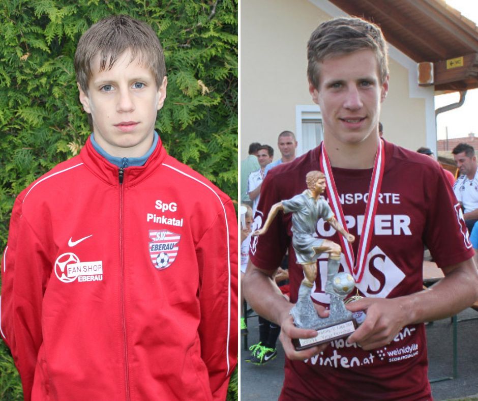 Varga Barnabás az SV Eberau színeiben 16 évesen és már gólkirályként