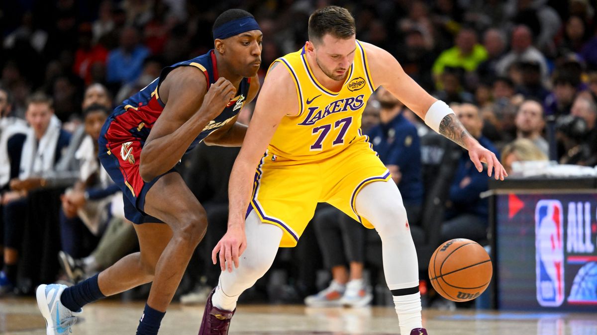 Luka Doncic majdnem megsérült a Cleveland Cavaliers pályáján.