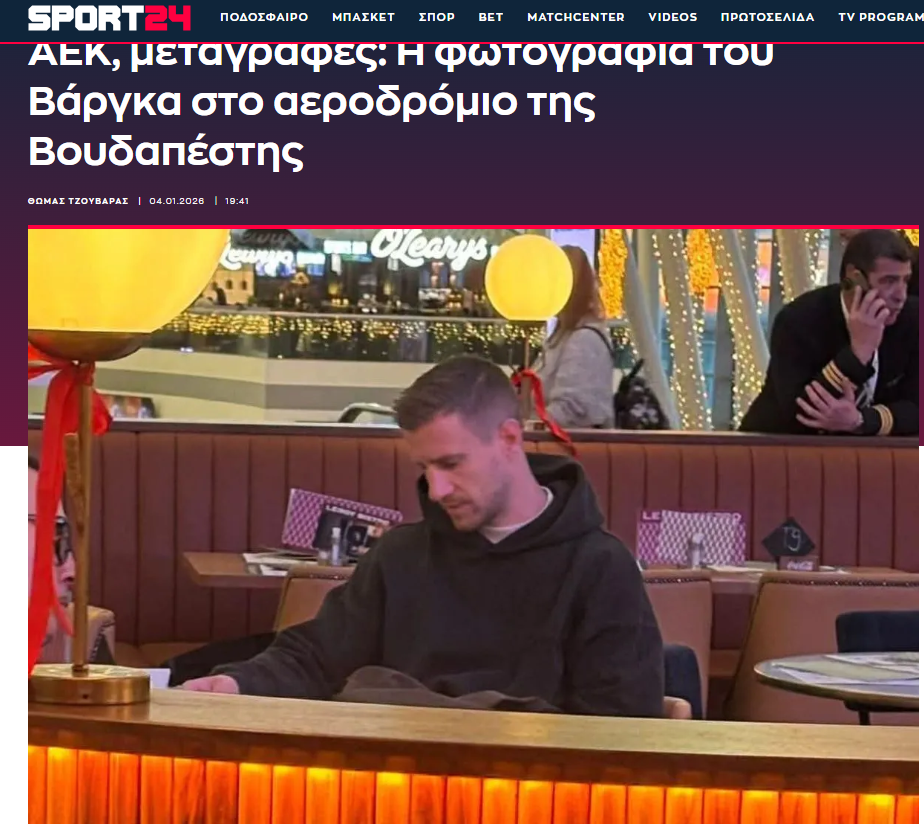 Varga Barnabás türelmesen várt az indulásra a Liszt Ferenc repülőtéren