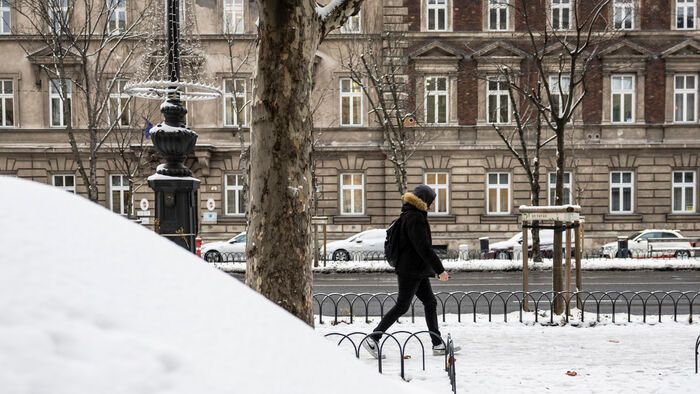 hó, havazás Budapesten