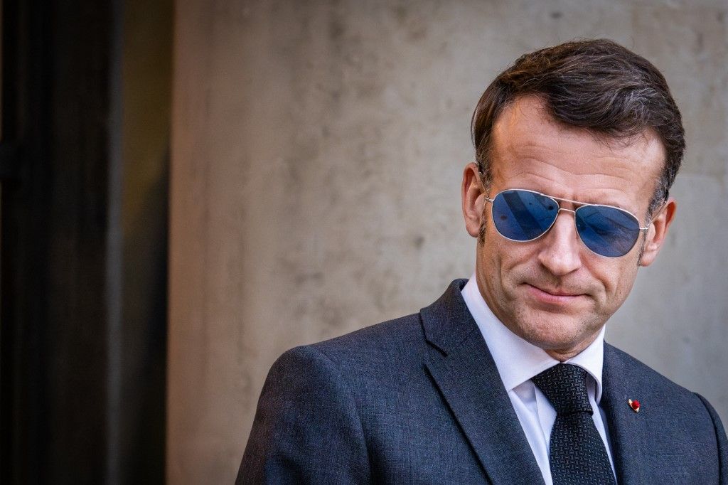Emmanuel Macron francia elnök