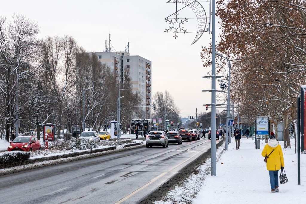 hó, havazás Budapesten