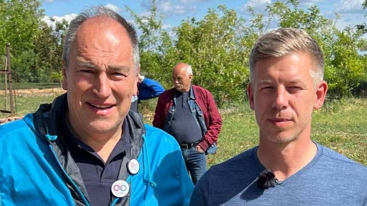 Dalnoki Áron és Magyar Péter (Fotó: Facebook) tisza