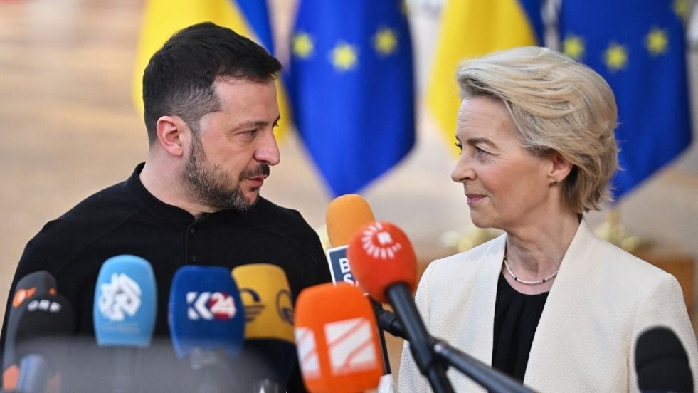 Brüsszel Ukrajnára költené az európaiak pénzét (Fotó: AFP)