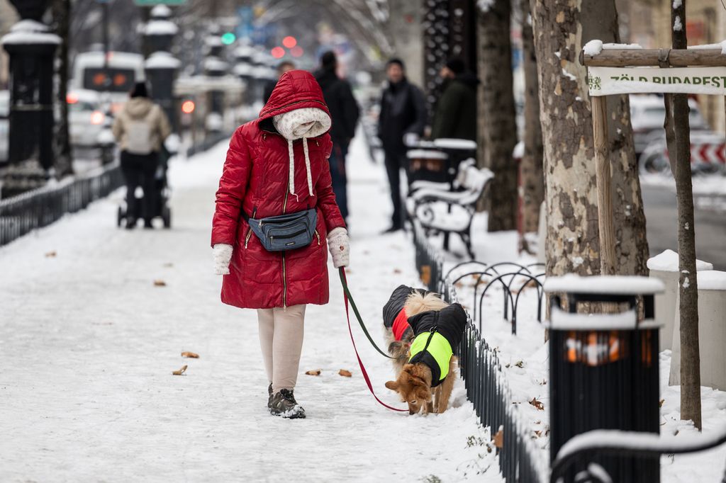 hó, havazás Budapesten