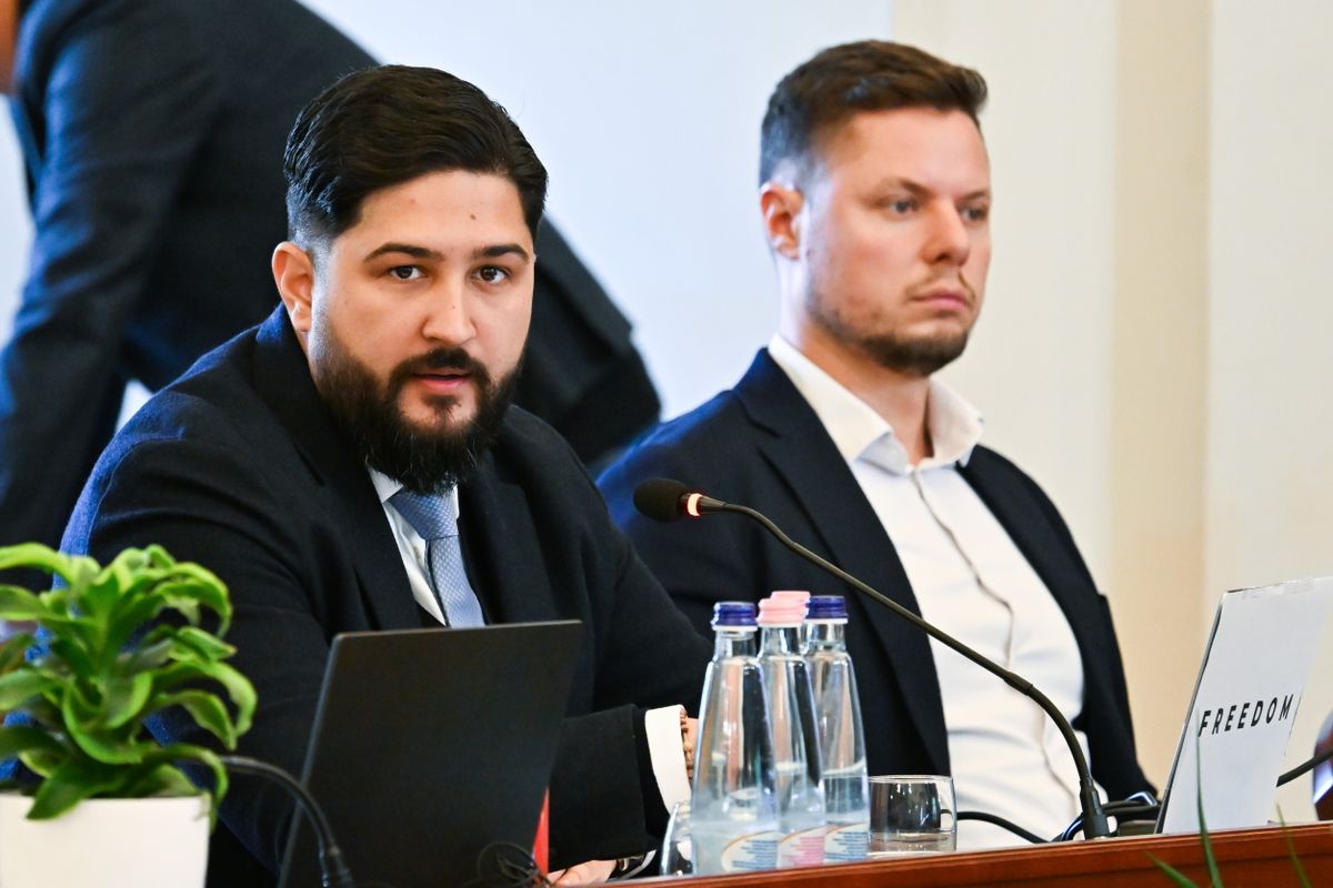 Radics Béla, a Fidesz-KDNP fővárosi képviselője, a budapesti 6. választókerület országgyűlési képviselőjelöltje (Fotó: MTI/Illyés Tibor)