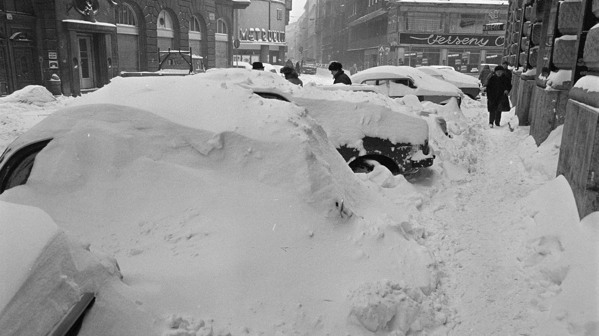 Az 1987-es nagy havazás Budapesten.