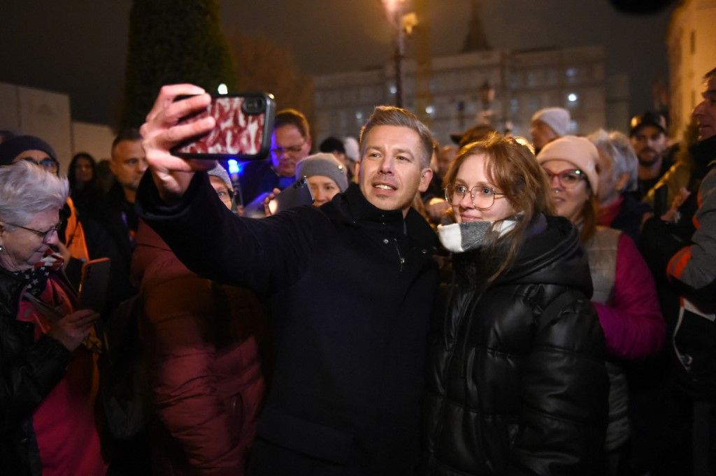 Magyar Péter (Fotó: AFP)