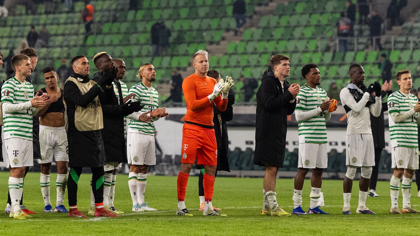 Gróf Dávid (középen) nagy bravúrral járult hozzá az FTC pontszerzéséhez, a Panathinaikosz elleni védését az UEFA az El-forduló legszebbjei közé emelte