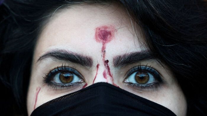 Olaszország - Az iráni tüntetéseket támogató demonstráció Rómában