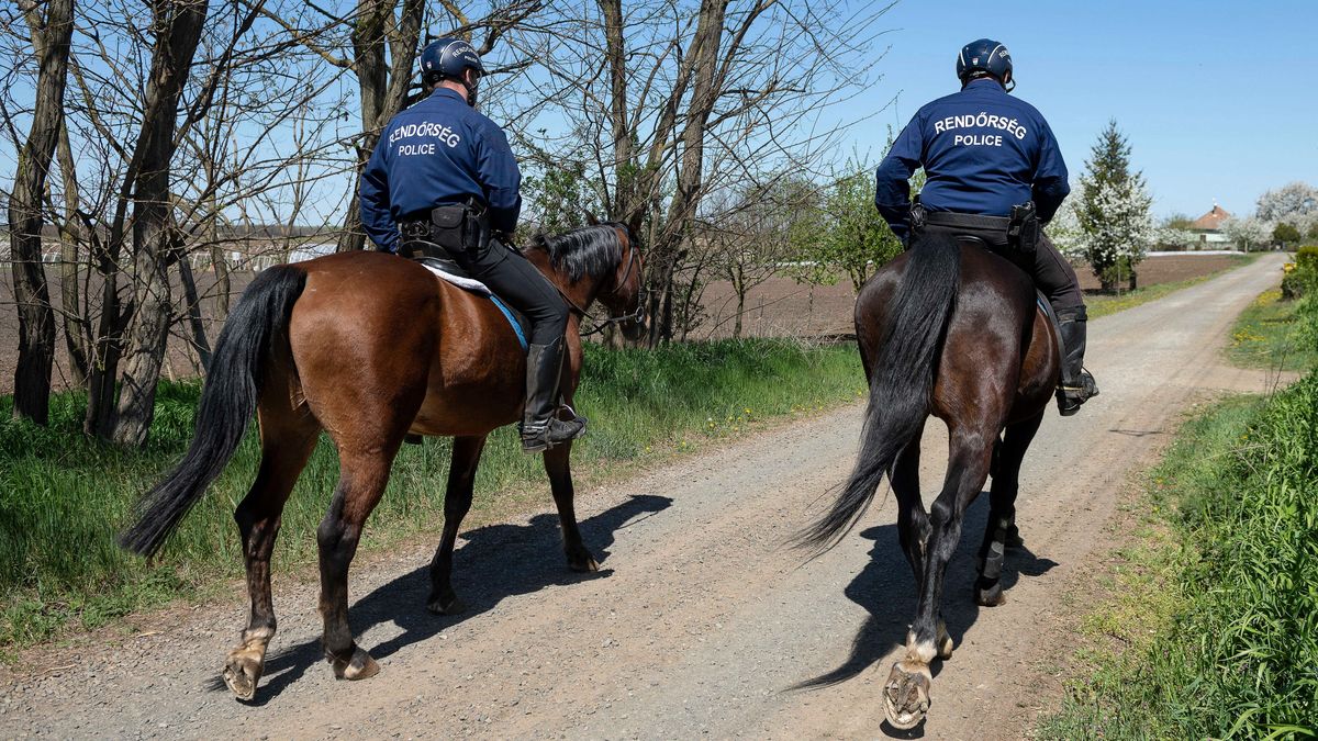 Autóval ment neki a lovas rendőröknek egy férfi, aztán felgyújtotta az autóját