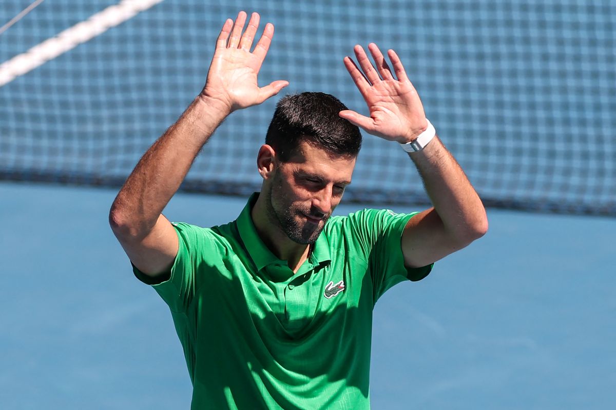 Babos Tímea búcsúünnepsége után következett az Australian Open centerpályáján Novak Djokovics meccse, a szerb simán jutott a harmadik fordulóba
