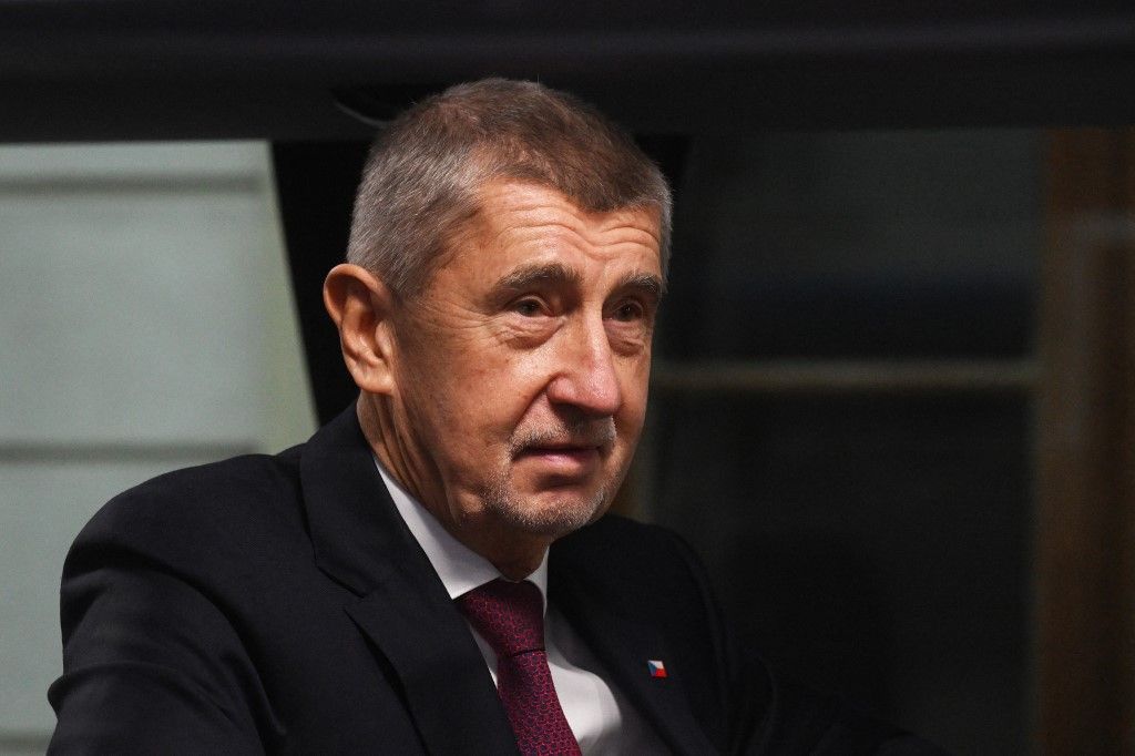 Andrej Babis  Fotó: MICHAL CIZEK / AFP