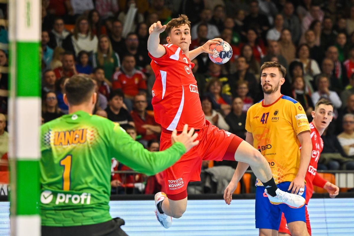 Szilágyi Benjámin újoncként jól játszott a magyar kézilabda-válogatottban a Románia elleni Eb-felkészülési mérkőzésen