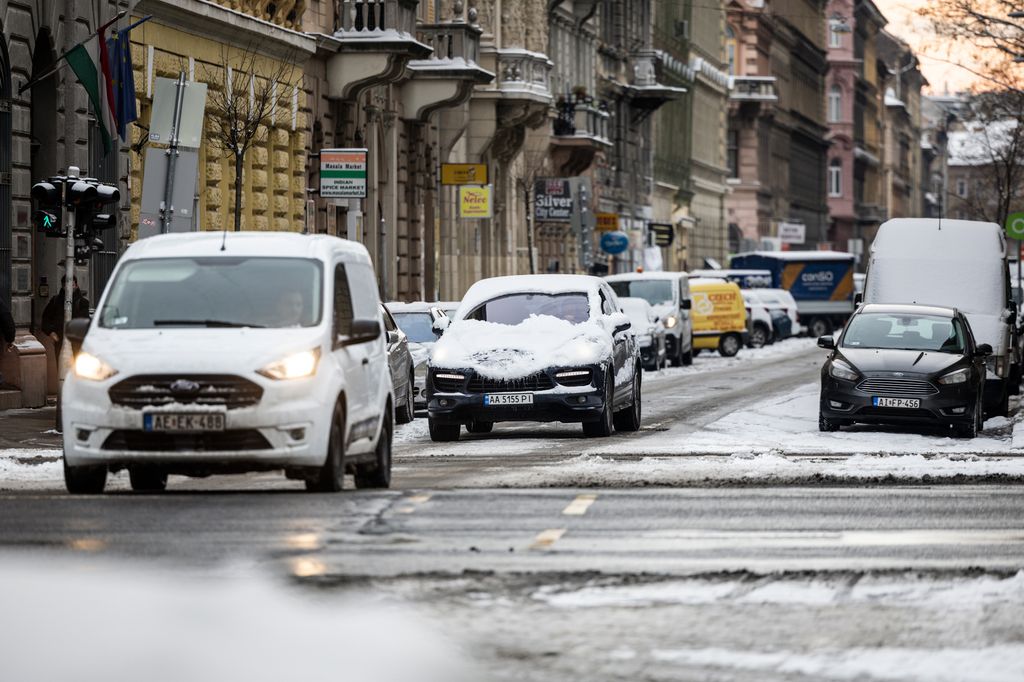 hó, havazás Budapesten