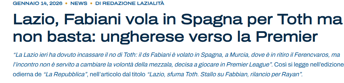 Tóth Alex a Lazio helyett a Premier League-ba vágyik. A Bournemouth lehet a befutó