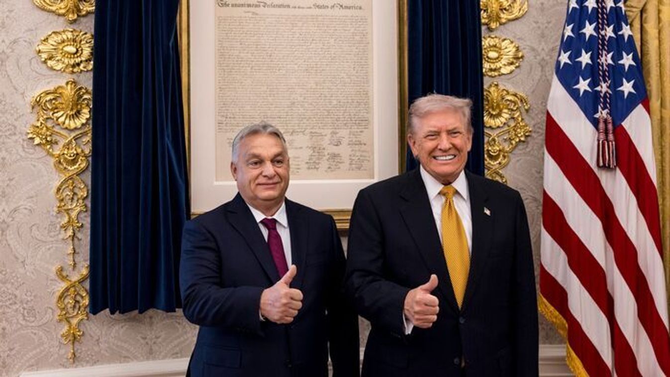 Donald Trump and Viktor Orban (Photo: MTI)