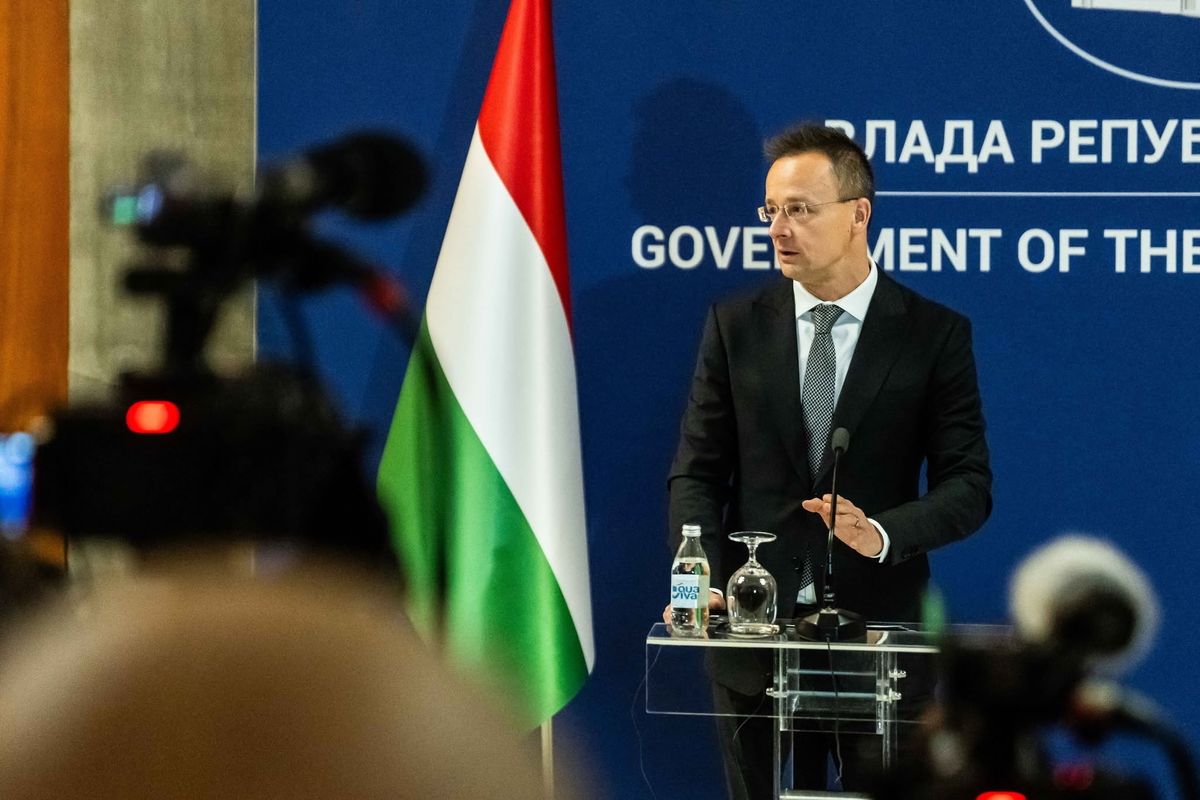 Szijjártó  Péter Fotó: KKM / MTI Fotószerkesztõség