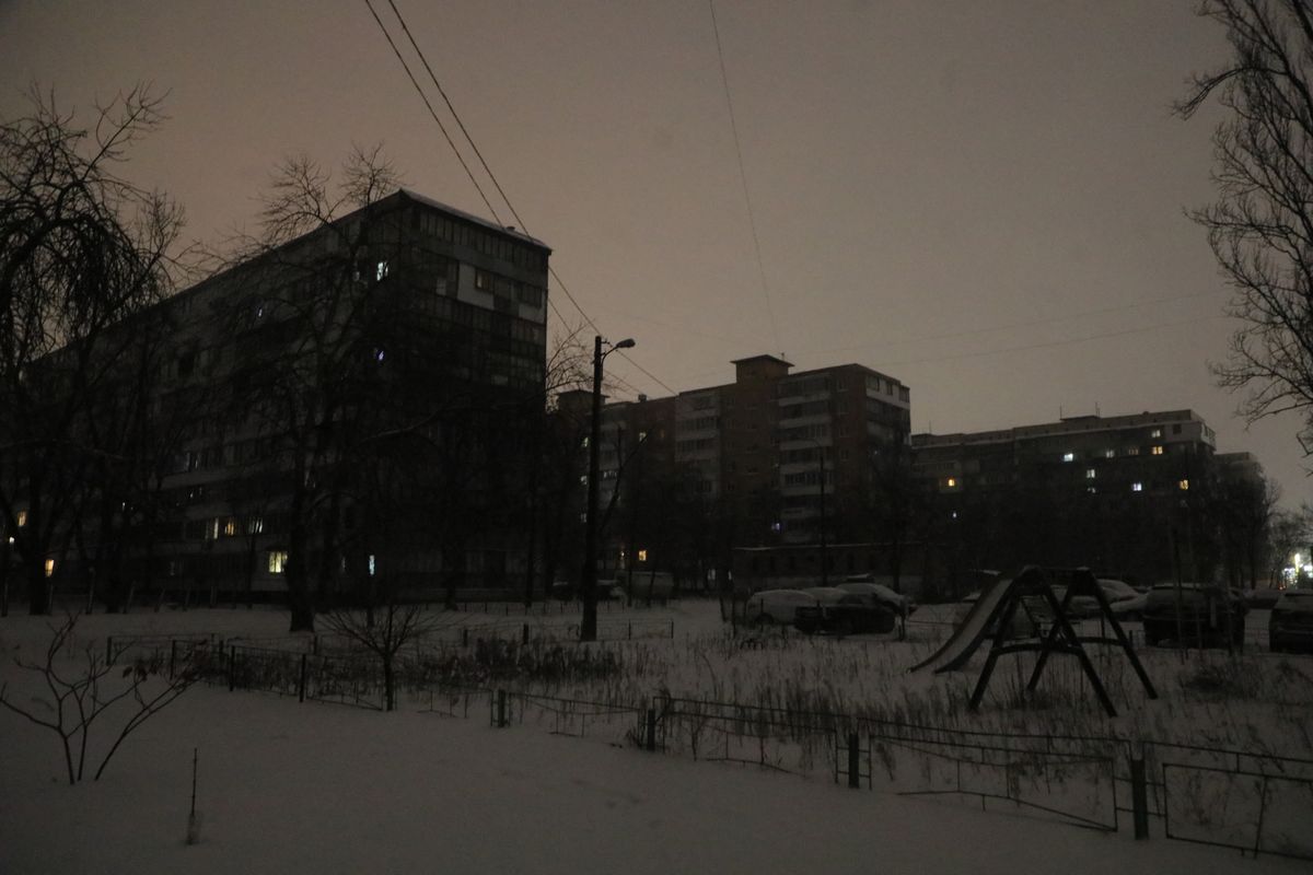 Ukrajna ismét elsötétült az orosz támadás nyomán 