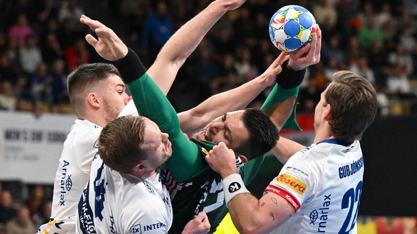 A legutóbbi három férfikézilabda Eb-hez hasonlóan a 2026-os viadalon is összecsap az izlandi és a magyar válogatott 16 January 2024, Bavaria, Munich: Handball: European Championship, Iceland - Hungary, preliminary round, Group C, match day 3 in the Olympi