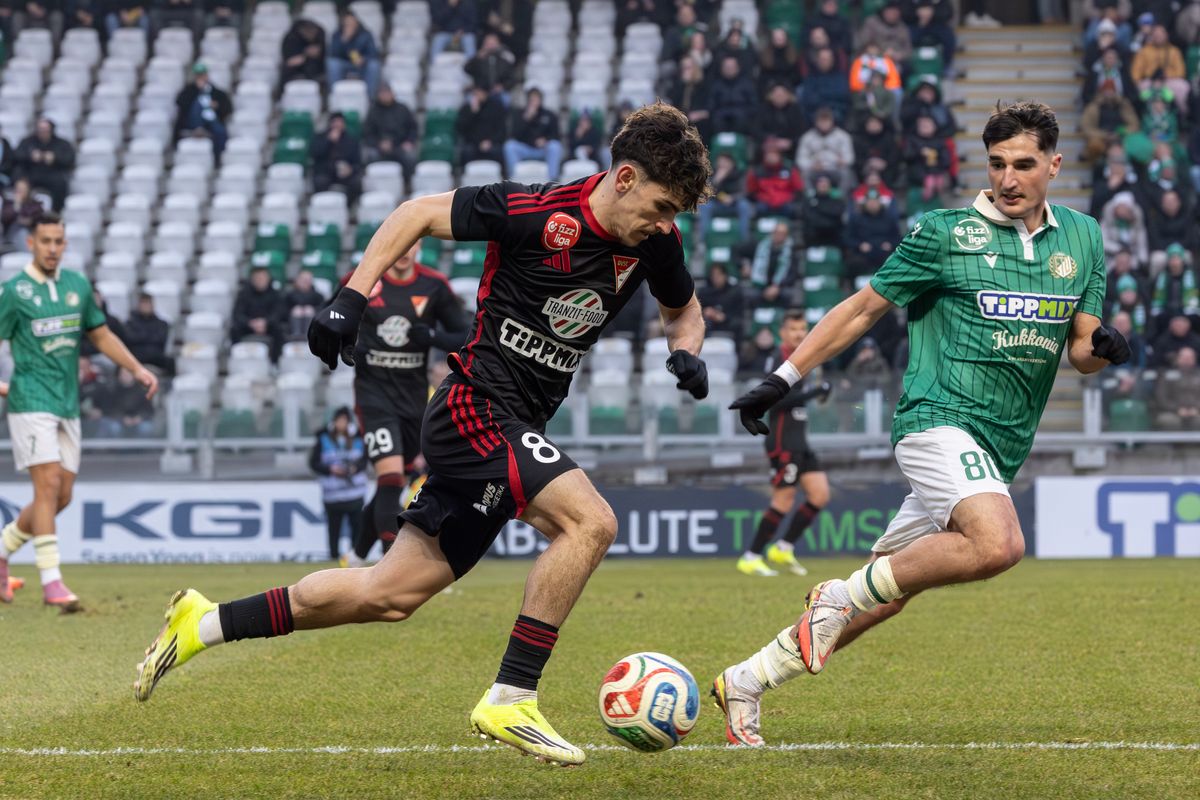 Az első negyedórát leszámítva méltó volt a Győr-Debrecen meccs az NBI rangadójához a két dobogós csapat között