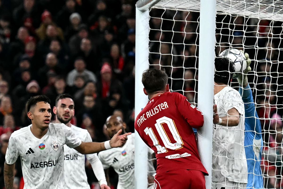 Mac Allister szerezte a Liverpool első gólját a Qarabag ellen