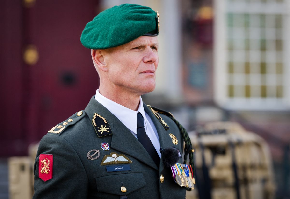 Jan Swillens vezérőrnagy, a holland katonai hírszerzés vezetője a szabotázs akció idején 