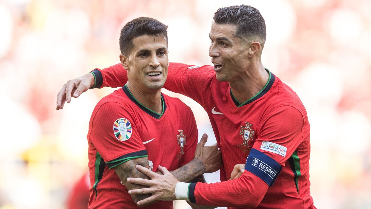 A BL-győztes Joao Cancelo és Cristiano Ronaldo a nyáron a portugál válogatott sikereiért küzdhet a világbajnokságon