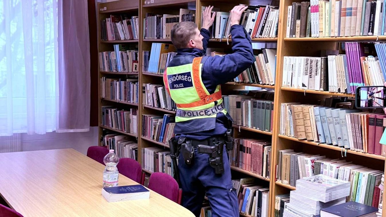 A rendőrség mindent alaposan átvizsgált (Forrás: police.hu)