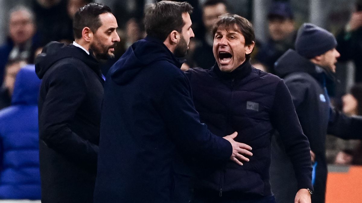 Antonio Conte elvesztette a fejét az Inter elleni rangadón
