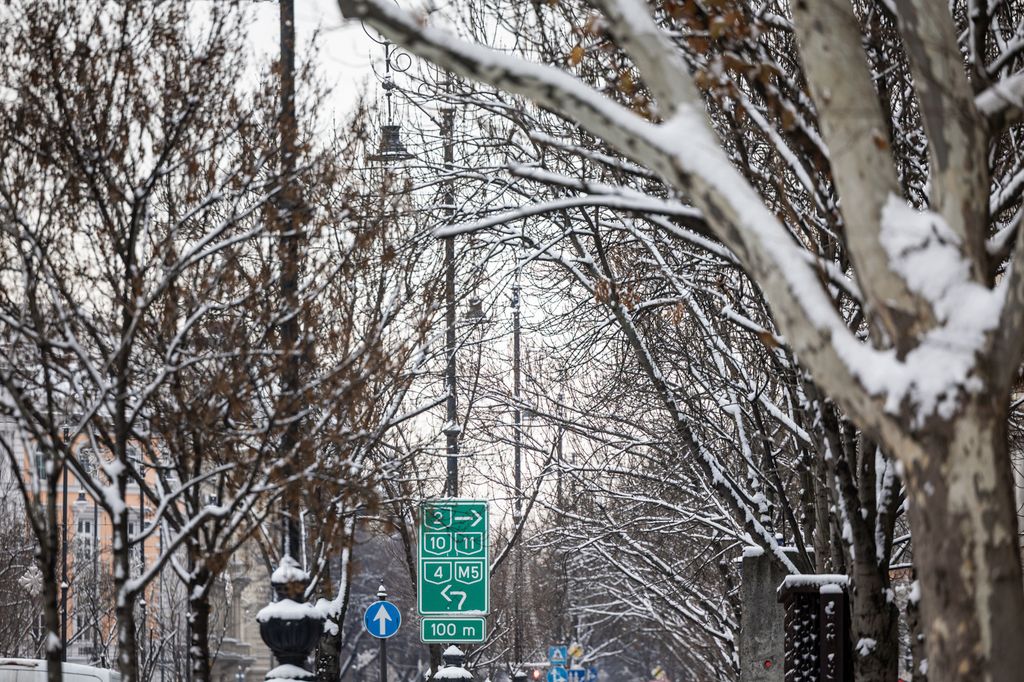 hó, havazás Budapesten