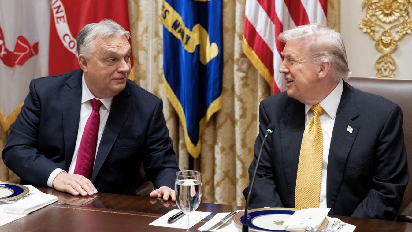 Orbán Viktor és Donald Trump (Fotó: AFP)