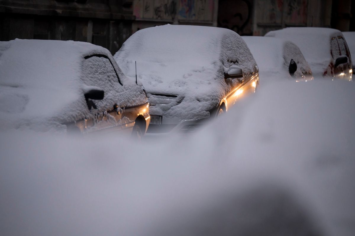 Rengeteg havat hozott a mediterrán ciklón (Fotó: Balogh Zoltán / MTI Fotószerkesztõség)