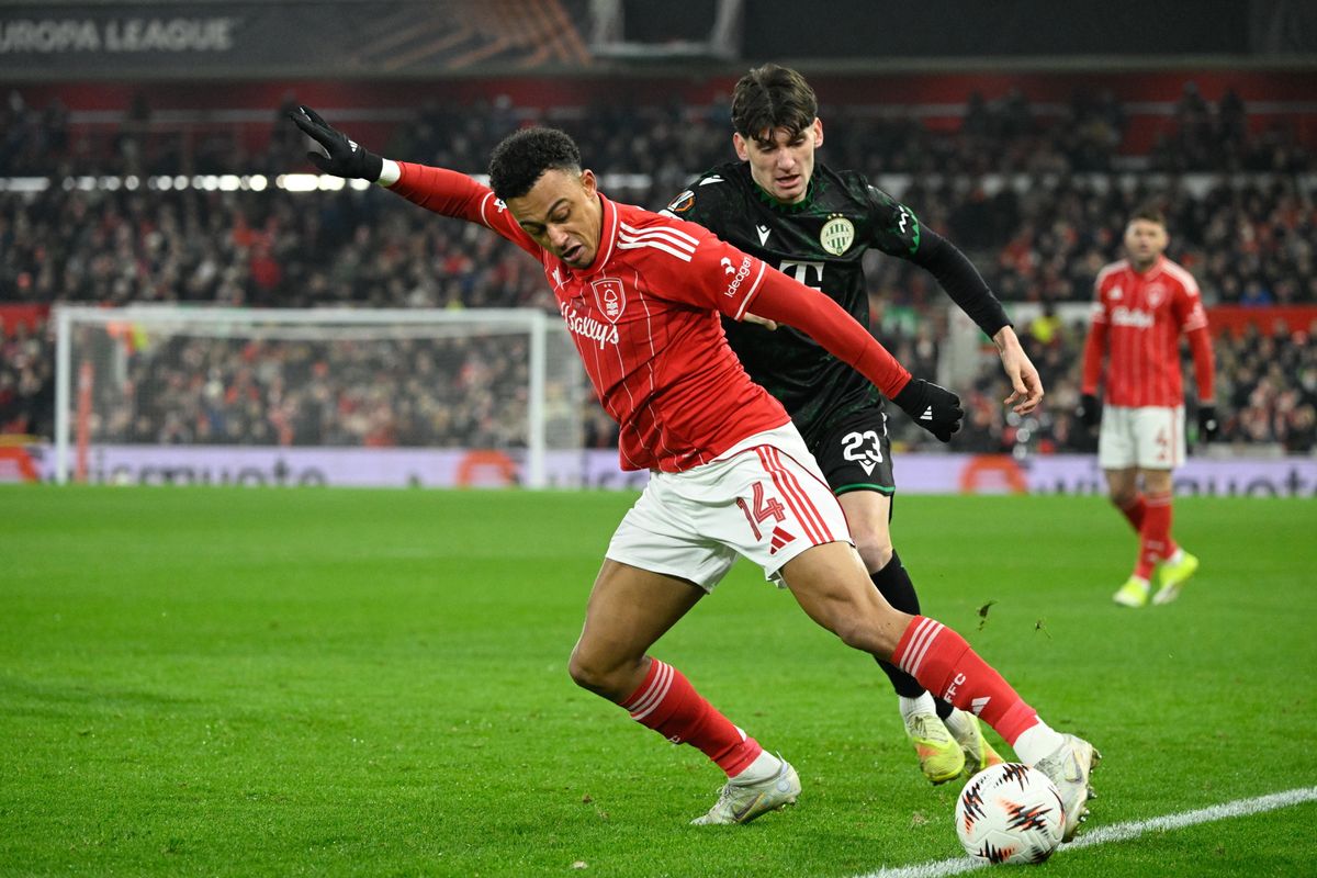 Ötvös Bence (FTC) nem szívesen emlékszik majd vissza erre a meccsre, Ndoye viszont a legjobbak közé tartozott a Nottingham edzője, Sean Dyche szerint