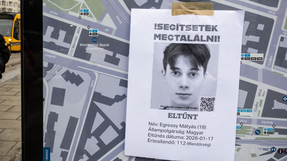 Új szakaszba lépett Egressy Mátyás keresése: interaktív térkép készült, minden apró nyom számít