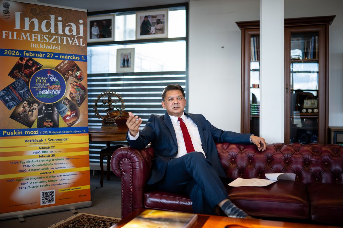Lugas
20260218 Budapest
Anshuman Gaur indiai nagykövet.
fotó: Ladóczki Balázs (LB)
MW