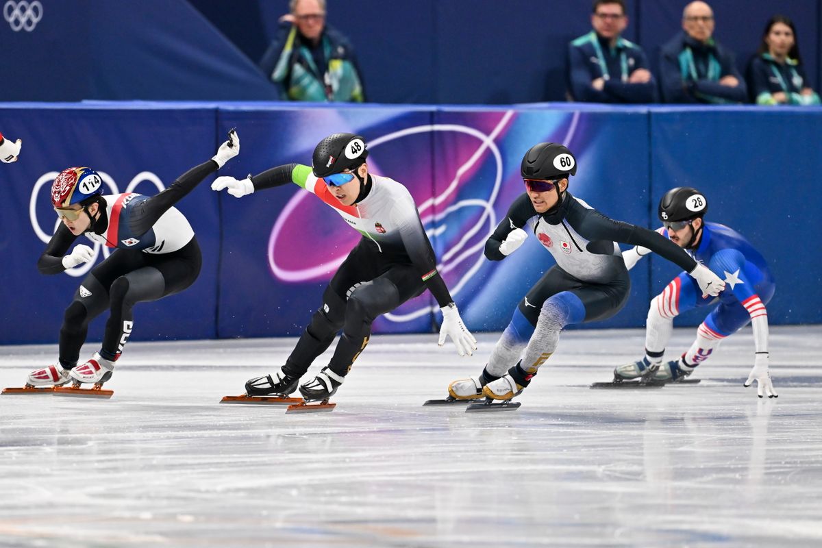 Moon Wonjun (balról a második) a negyeddöntőben búcsúzott. Liu Shaoang a hatodik helyen zárt