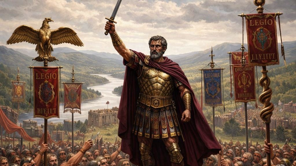 Septimius Severust császárrá kiáltják ki a pannóniai légiók