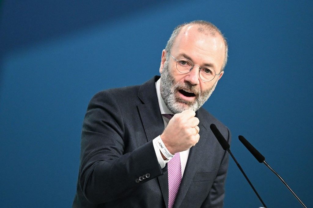 Manfred Weber EPP képviselő (Fotó: AFP)