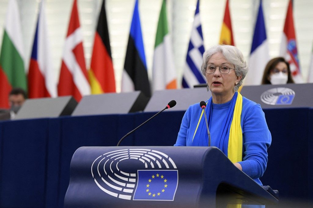 Sandra Kalniete (Európai Néppárt) határozottan kijelentette, hogy Ukrajna előbb-utóbb úgyis EU-tagállam lesz – hiába a magyar vétó