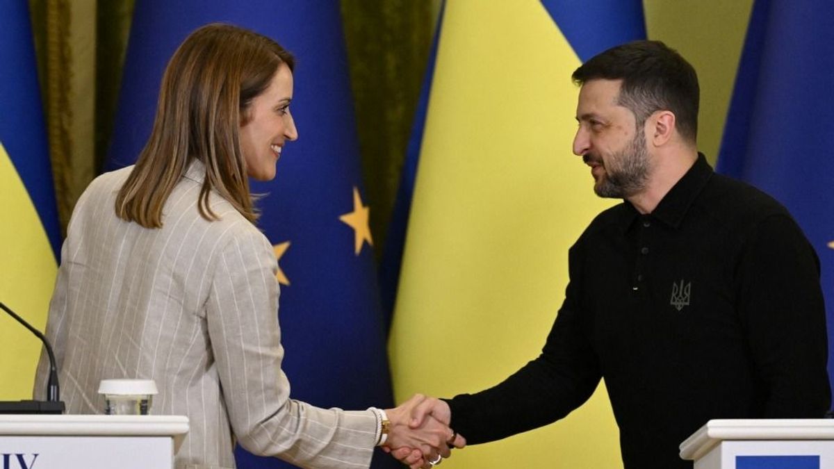 Roberta Metsola: Ukrajnát fel kell venni az Európai Unióba