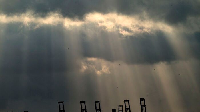 Kikötő a Panama-csatorna bejáratánál