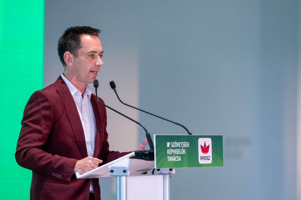 Csoma Botond, az RMDSZ szóvivője és képviselőházi frakcióvezetője