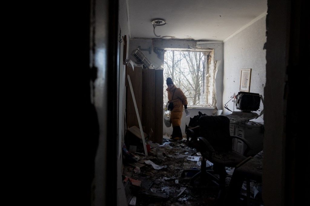 Az Ukrajna déli részén található Zaporizzsjában egy szülészetet ért légitámadás