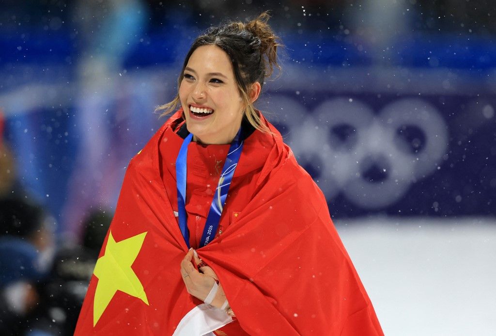 Eileen Gu (még) nem tudta megszerezni az idei téli olimpia első kínai aranyérmét, de ő így is boldog volt