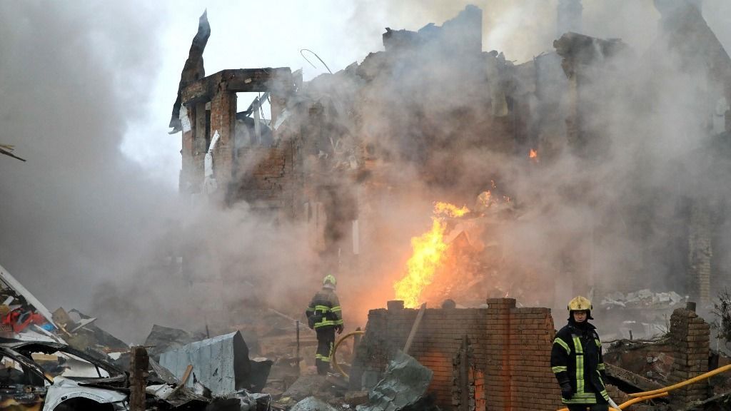 Ukrajna városait a légiriadó és robbanások zaja rázta fel