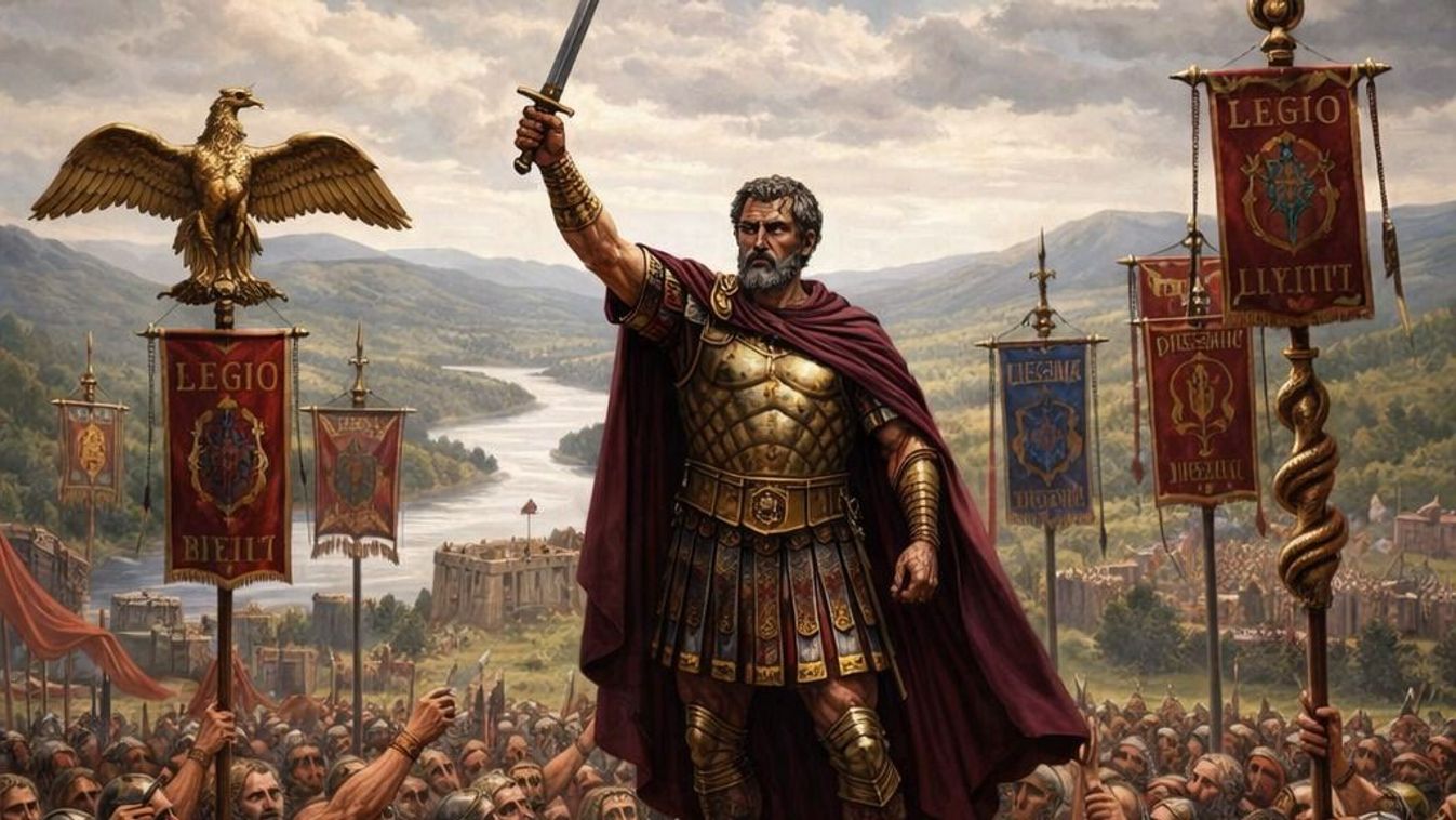 Septimus Severust császárrá kiáltják ki a pannóniai légiók