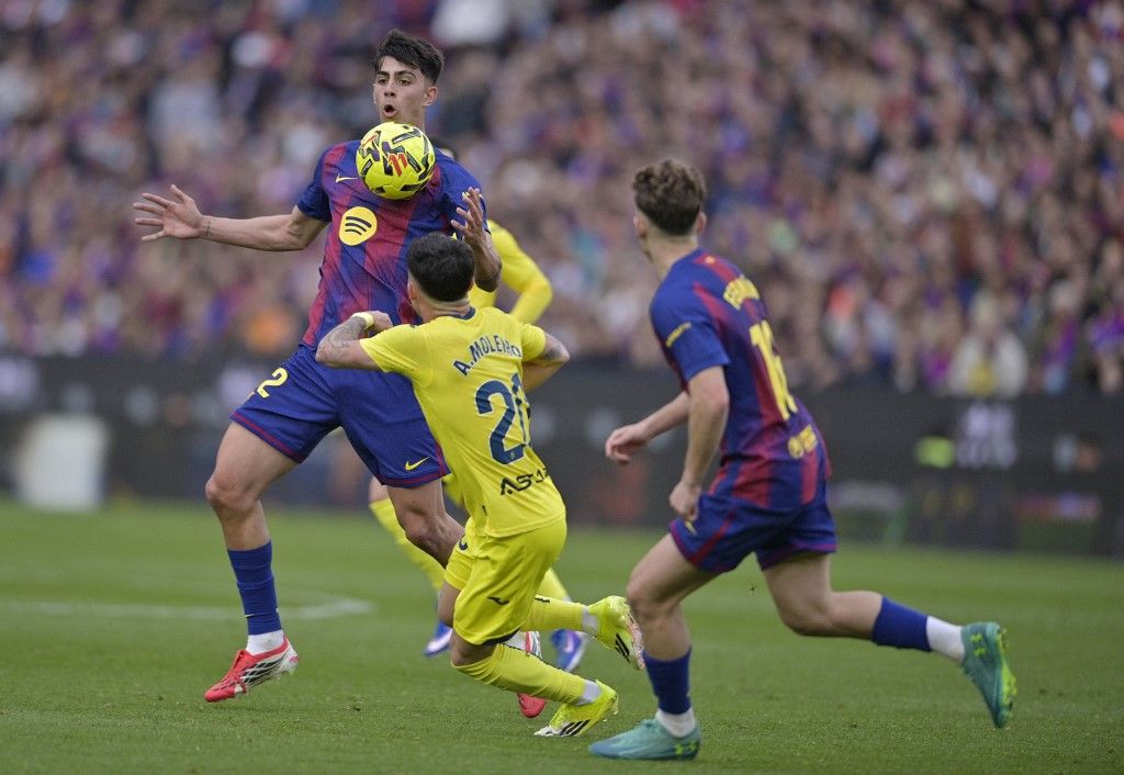 Fontos pontokat szerzett a Barcelona, továbbra is élen vannak a katalánok. (Fotó: MANAURE QUINTERO / AFP)