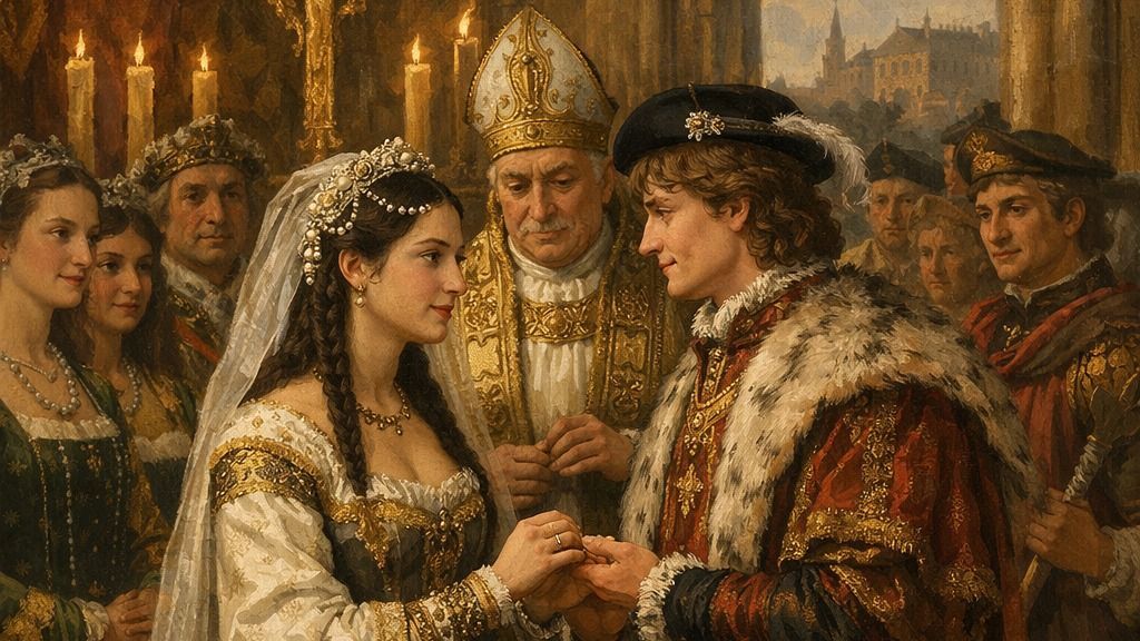 Habsburg Mária és Lajos esküvője